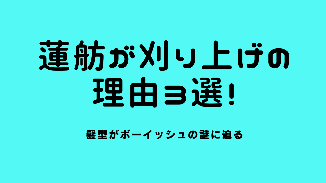蓮舫が刈り上げの理由3選！髪型がボーイッシュの謎に迫る